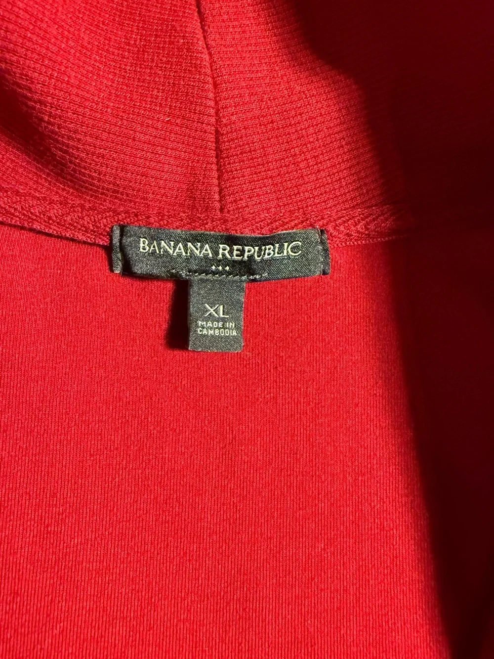 Banana Republic Red Crewneck Pullover